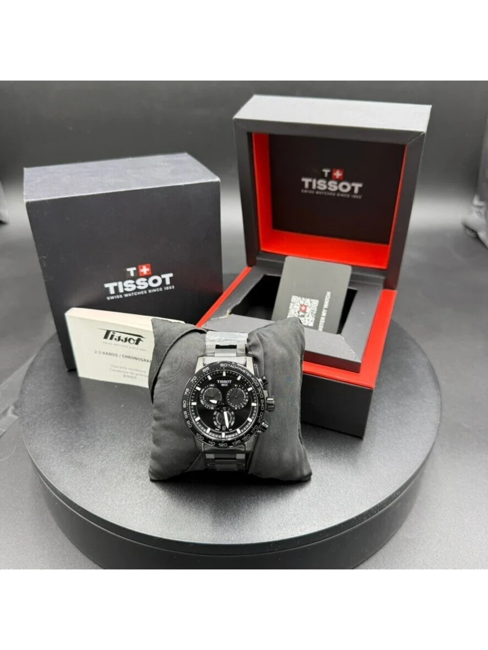 Tissot Supersport Chrono Black Dial Swiss Made T125617